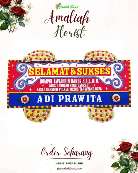 Papan Bunga Ucapan Selamat Jatisaba